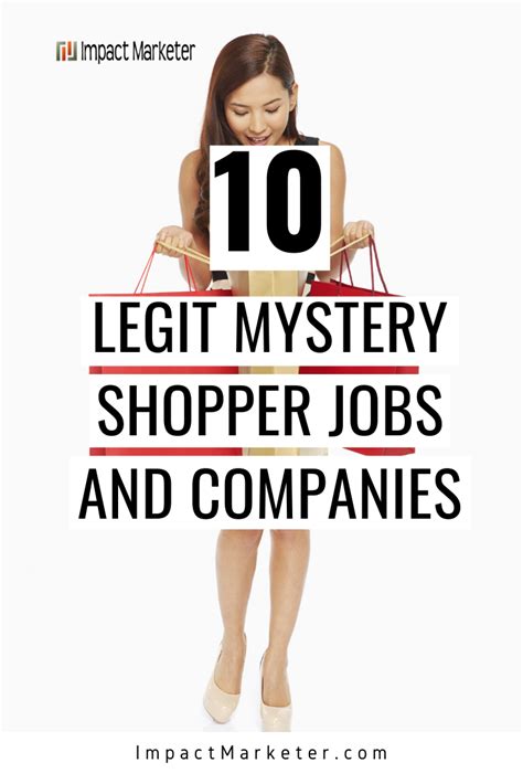 secret shopper legitimate companies.